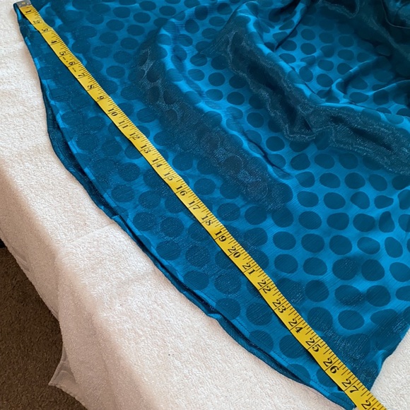 Lane Bryant blouse short flutter sleeves rounded neckline polka dot Size 16 - Picture 4 of 9